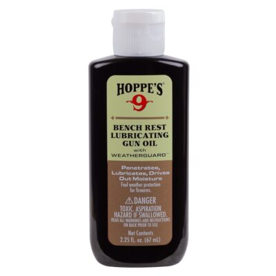 Hoppe’s 9 bench rest lubricating gun oil with weaterguard